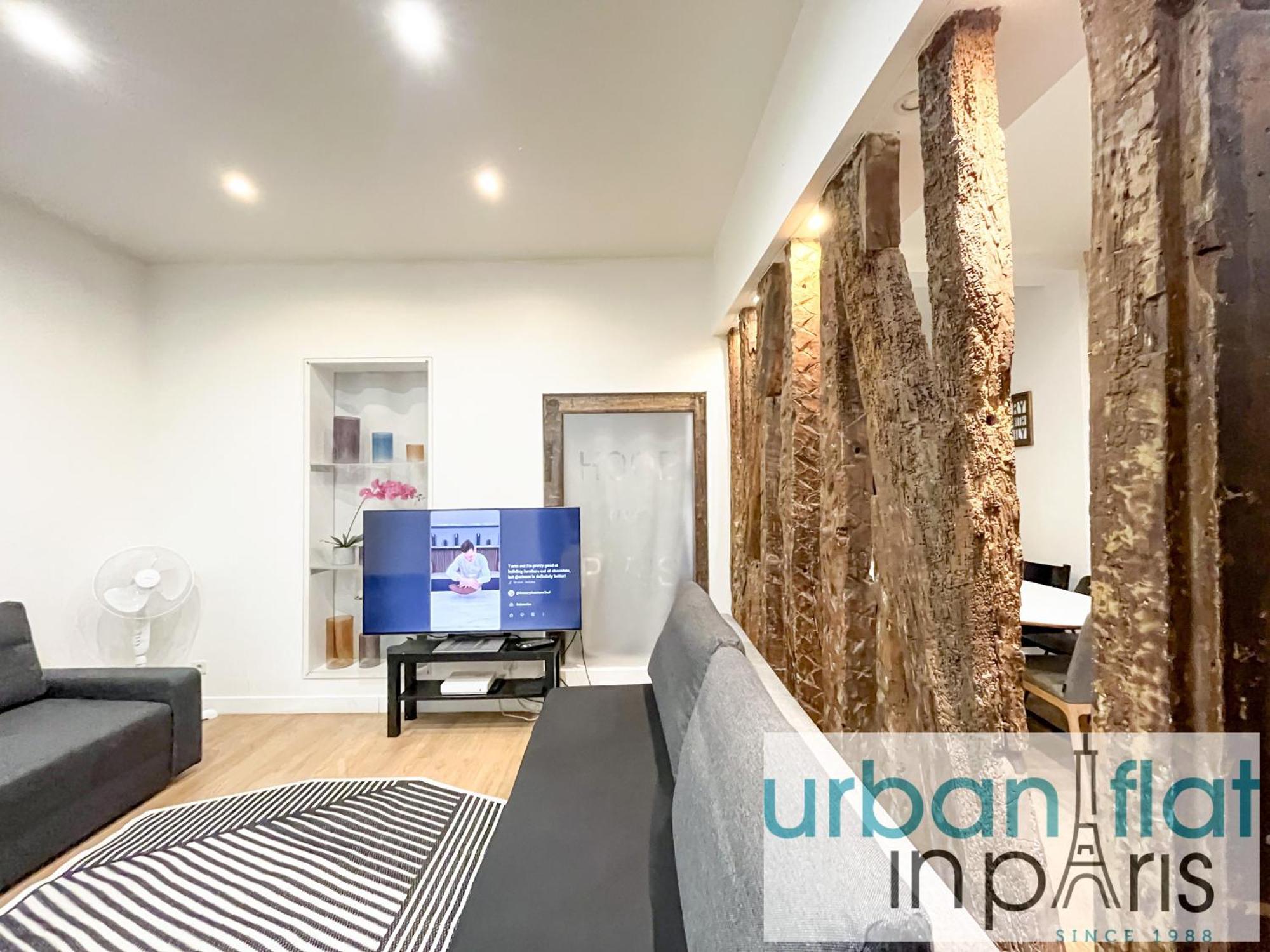 Urban Flat 52 - Charming 2 Bdr Flat In Center Of Parigi